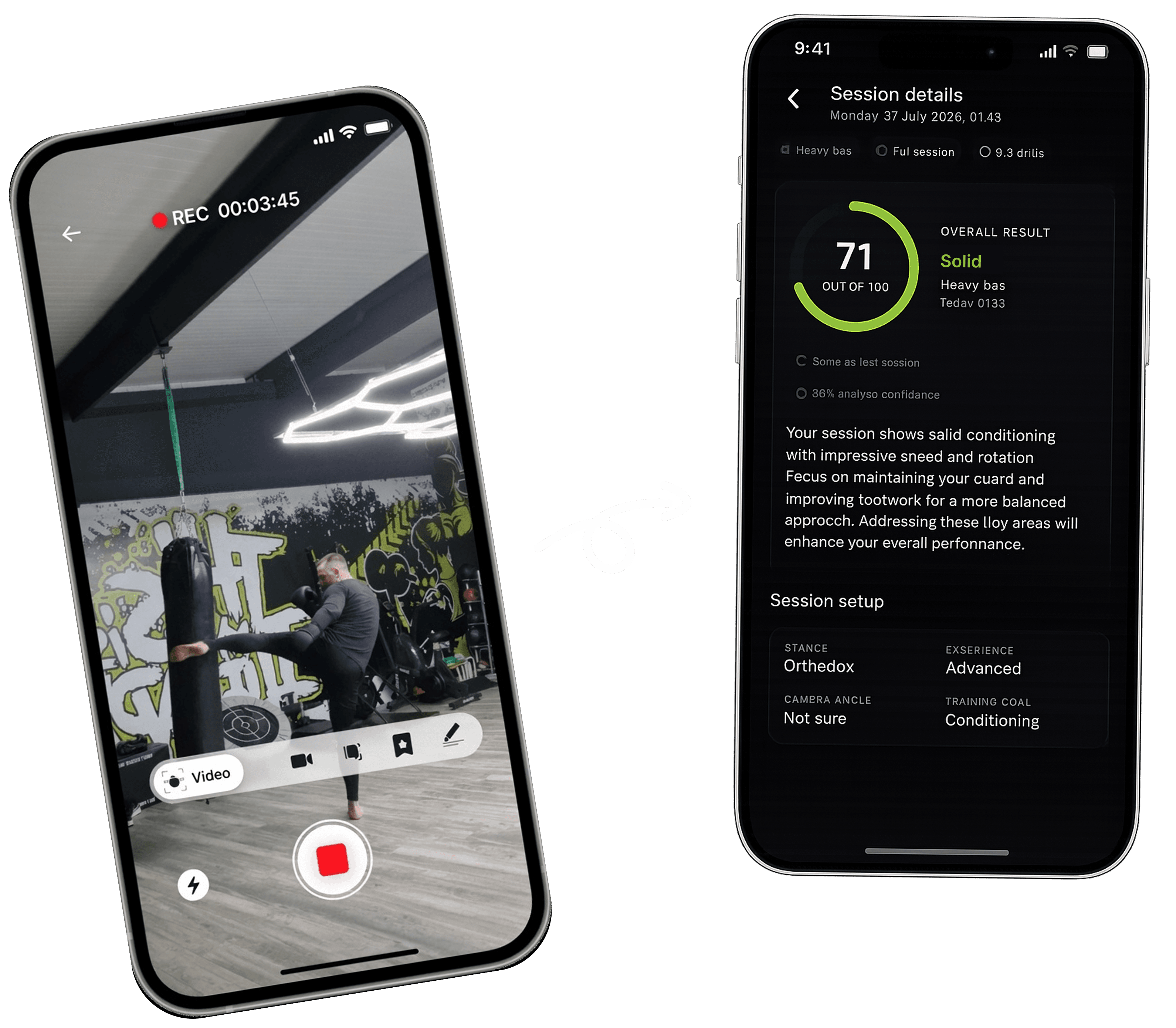 StrikeOS — record a round on one phone, get session analysis on the other
